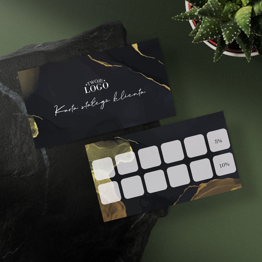karty stałego klienta druk, karta stałego klienta wzór