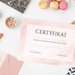 Certyfikat do druku, Certyfikat wzór PDF